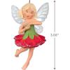 Hallmark Keepsake Christmas Ornament 2024, Fairy Messengers Hibiscus Fairy, Gift for Her(Carnation Fairy)