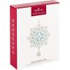 Hallmark Keepsake Christmas Ornament 2024, Snowflake 2024, Porcelain, Snowflake Gifts(2023 Snowflake)