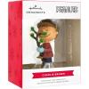Hallmark Peanuts Snoopy and Holiday Doghouse Christmas Ornaments, Set of 2(Charlie Brown with Tree)