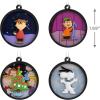 Hallmark Peanuts Snoopy and Holiday Doghouse Christmas Ornaments, Set of 2(Set of 4)