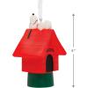 Hallmark Peanuts Snoopy on Doghouse Christmas Ornament with Light(Snoopy on Doghouse)