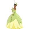 Hallmark Disney Princess Ne’Qwa Art Cinderella Christmas Ornament, Hand-Painted Glass(Tiana With Frog Prince Naveen)