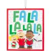 Hallmark Peanuts Ne’Qwa Art A Charlie Brown Christmas Christmas Ornament, Hand-Painted Glass(Peanuts Gang Carolers)