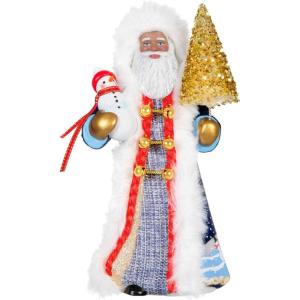 Hallmark Keepsake Christmas Ornament 2024, Father Christmas, Santa Collectors Gifts(2024 Black Father Christmas)