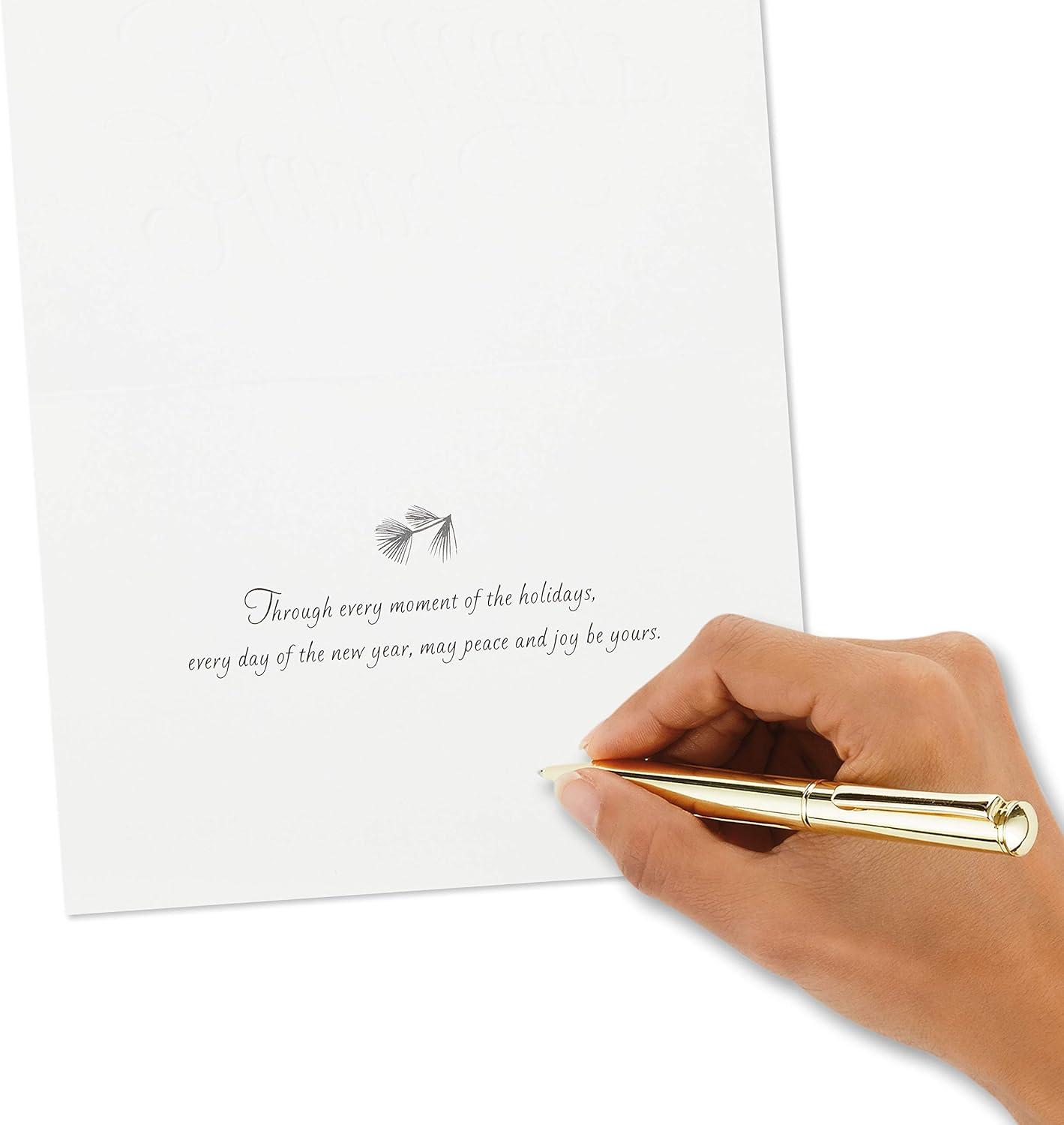 imageHallmark Boxed Holiday Cards Festive Greenery 40 Cards and Envelopes40 Cards Happy Holidays