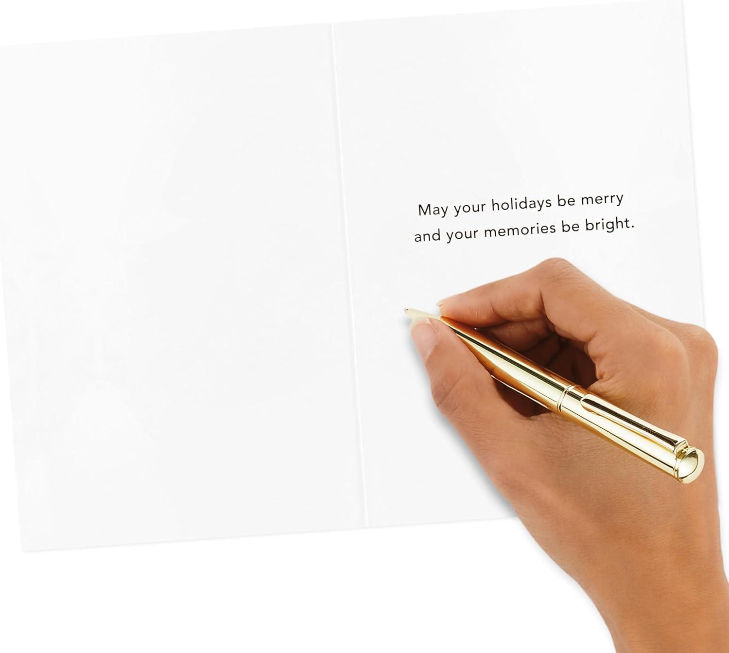 imageHallmark Christmas Cards 6 Cards with Envelopes Santa Driving Red CarJoyful Season