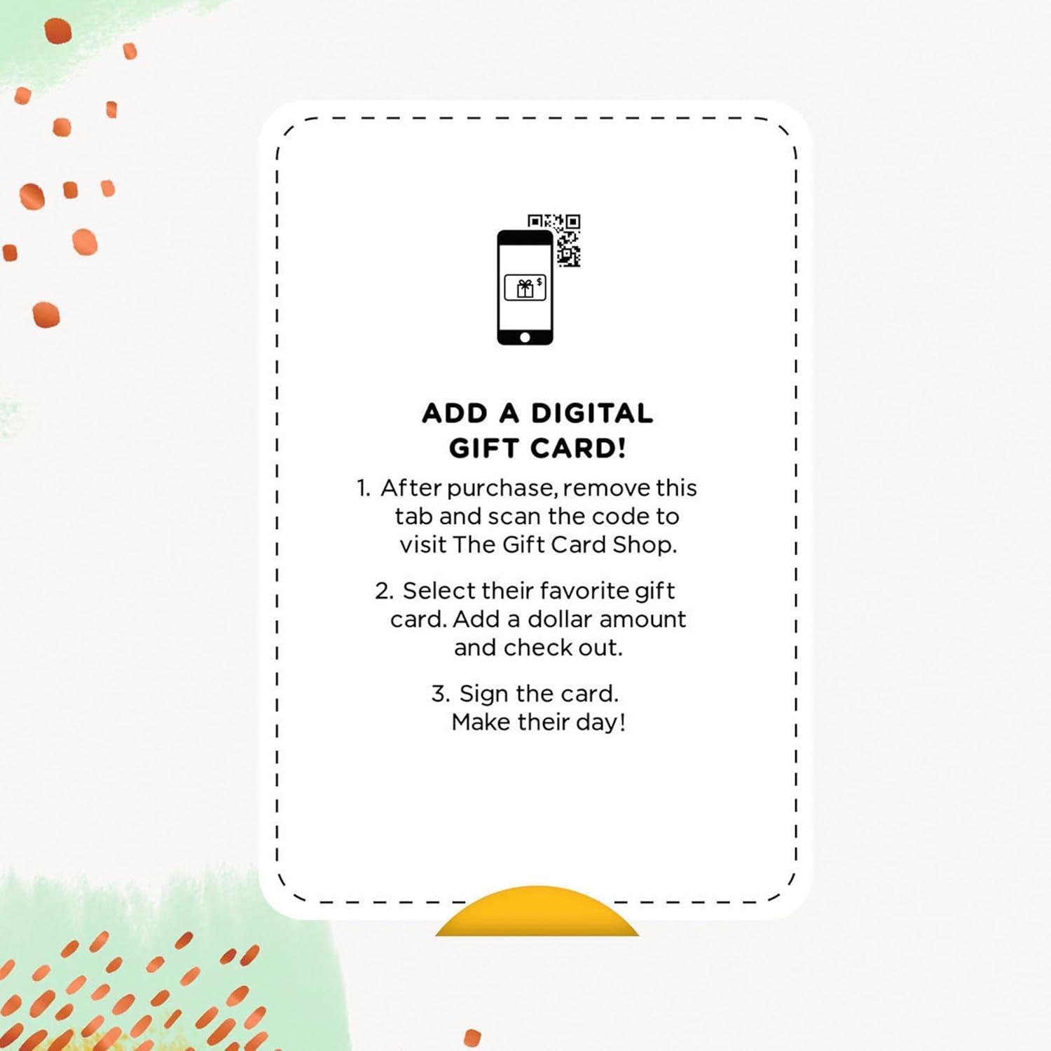 imageHallmark Gift Card Greeting Christmas Card Merry Mod SantaCongratulations