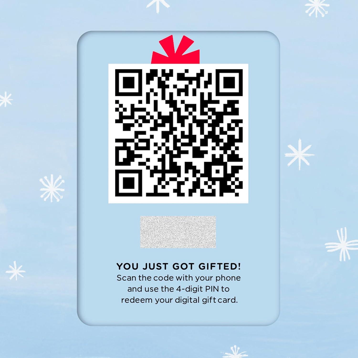 imageHallmark Gift Card Greeting Christmas Card Merry Mod SantaHappy Holidays