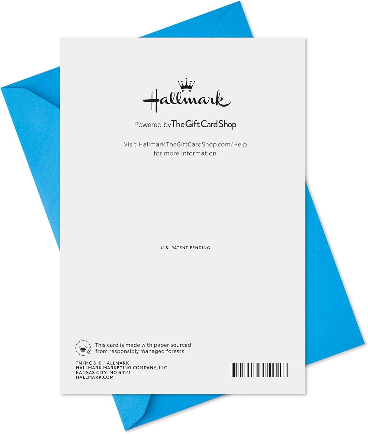 imageHallmark Gift Card Greeting Christmas Card Merry Mod SantaHappy Holidays