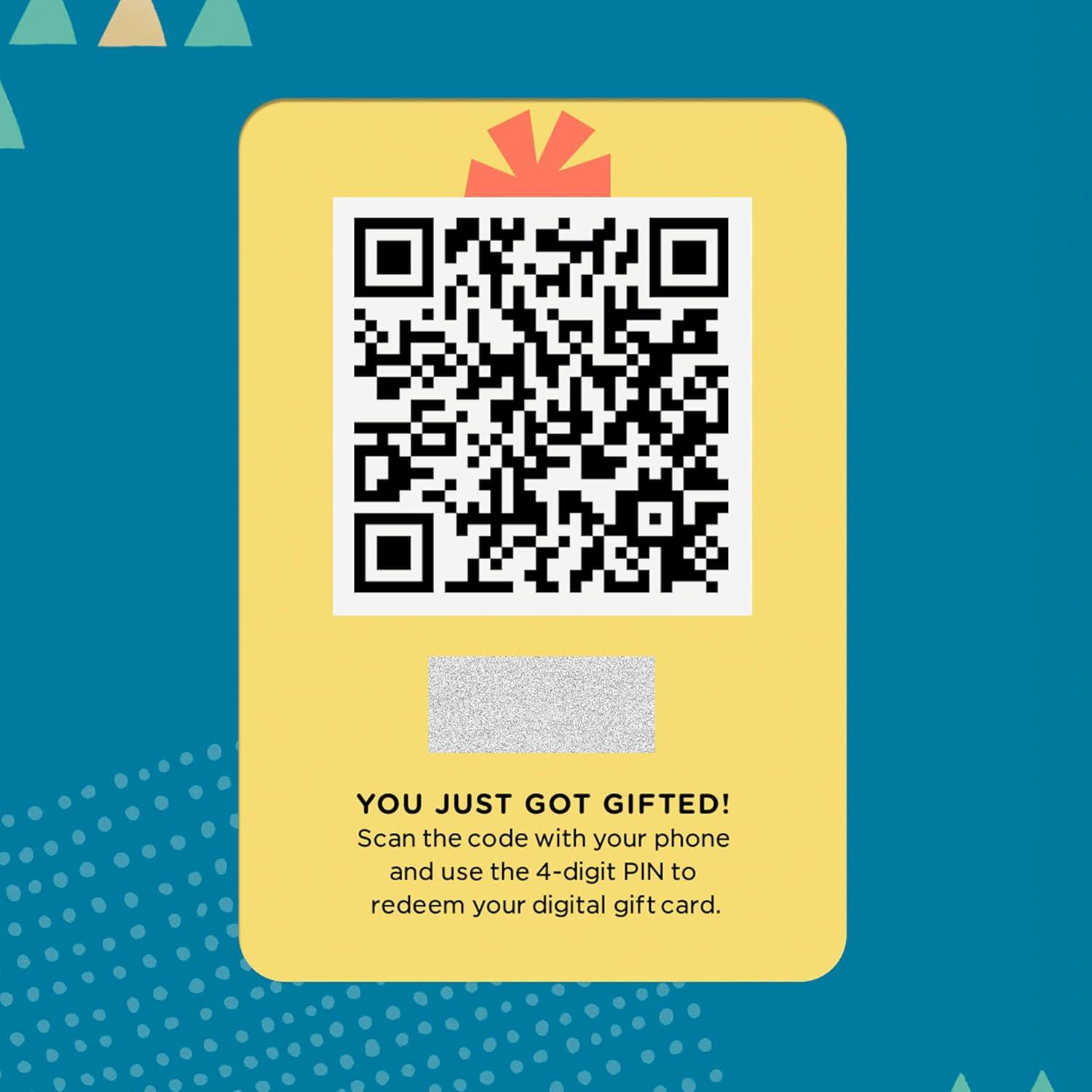 imageHallmark Gift Card Greeting Christmas Card Merry Mod SantaThank You