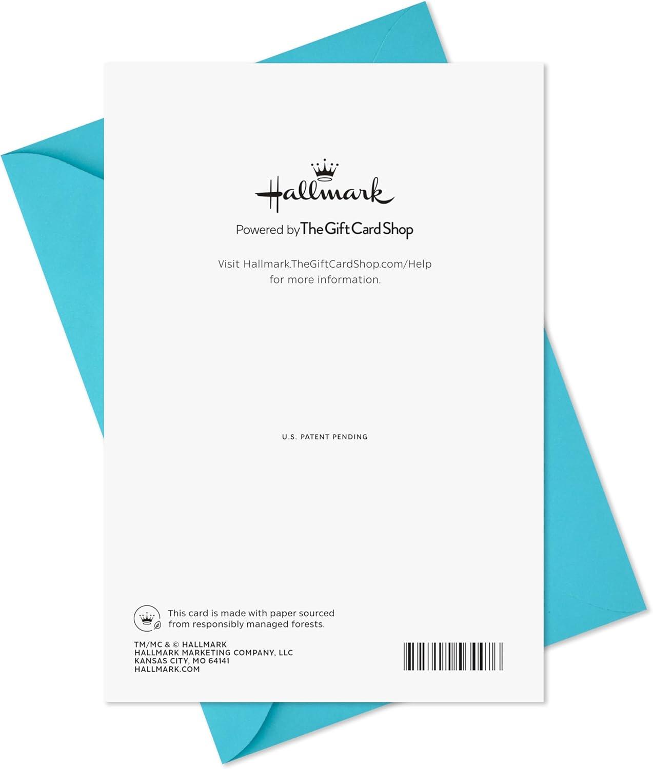 imageHallmark Gift Card Greeting Christmas Card Merry Mod SantaThank You