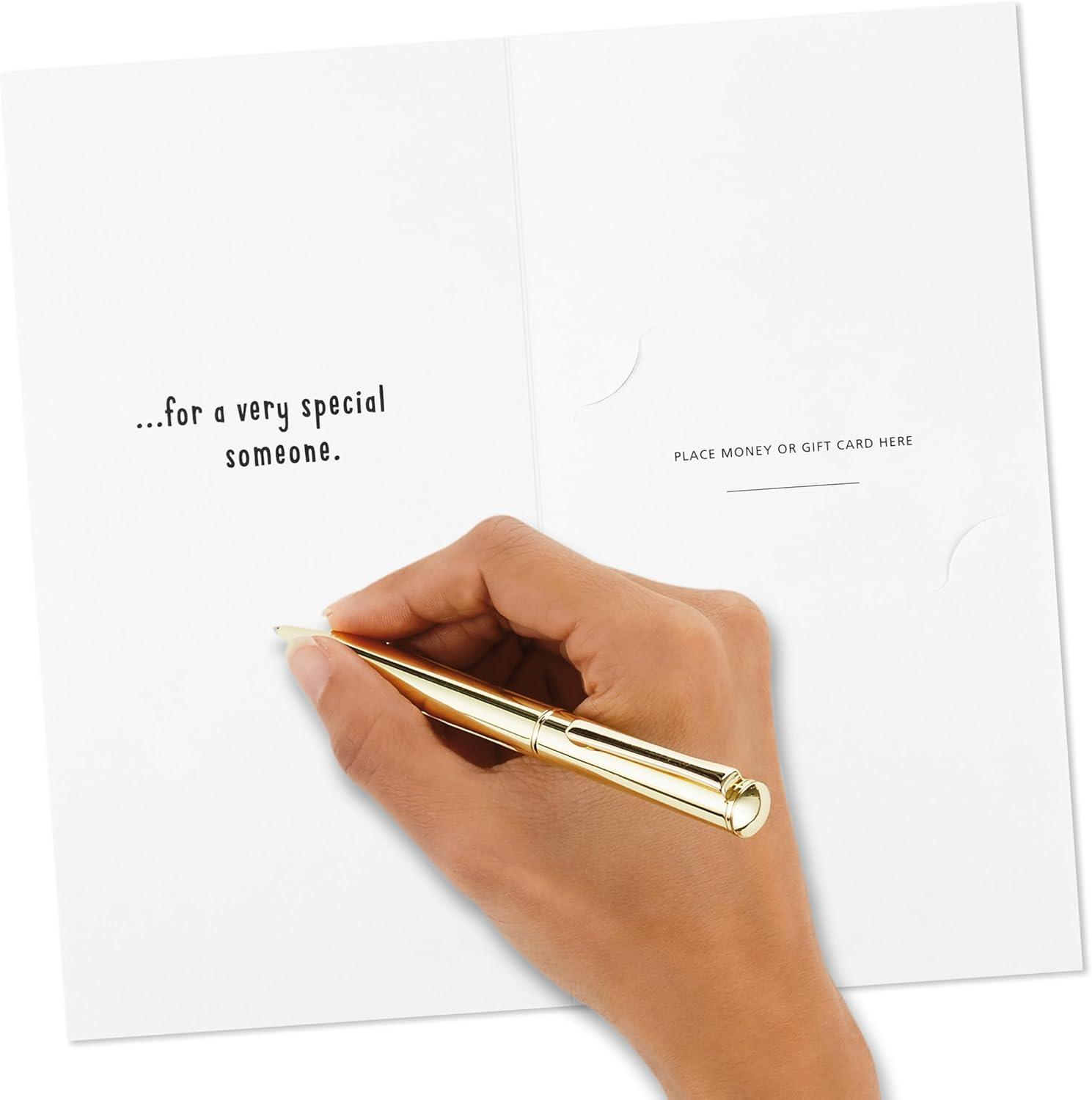 imageHallmark Money and Gift Card Holder Christmas Card Pack 10 Money Holder Cards with Envelopes Snowman Mouse with Presents for Kids and GrandchildrenSnowman Mouse