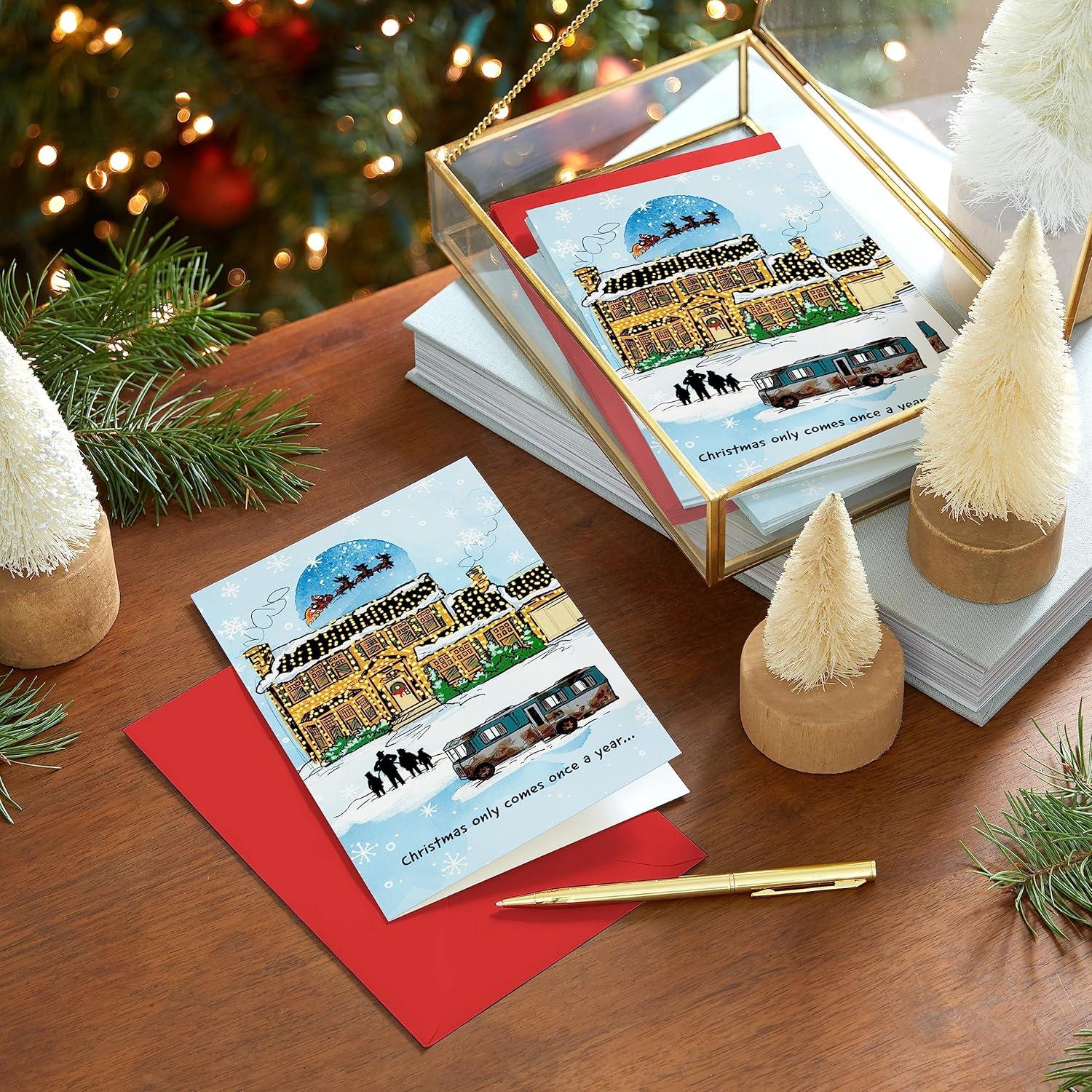 imageHallmark National Lampoons Christmas Vacation Funny Boxed Christmas Cards 16 Cards and Envelopes