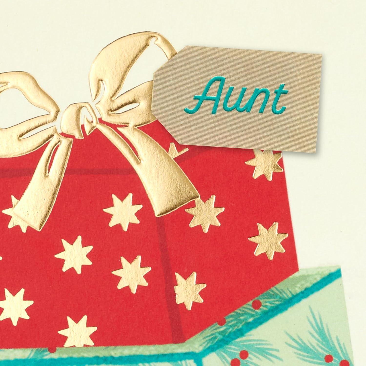 imageHallmark Personalized Christmas Card Youre A Gift for Grandma Grandpa Brother Sister Aunt Uncle