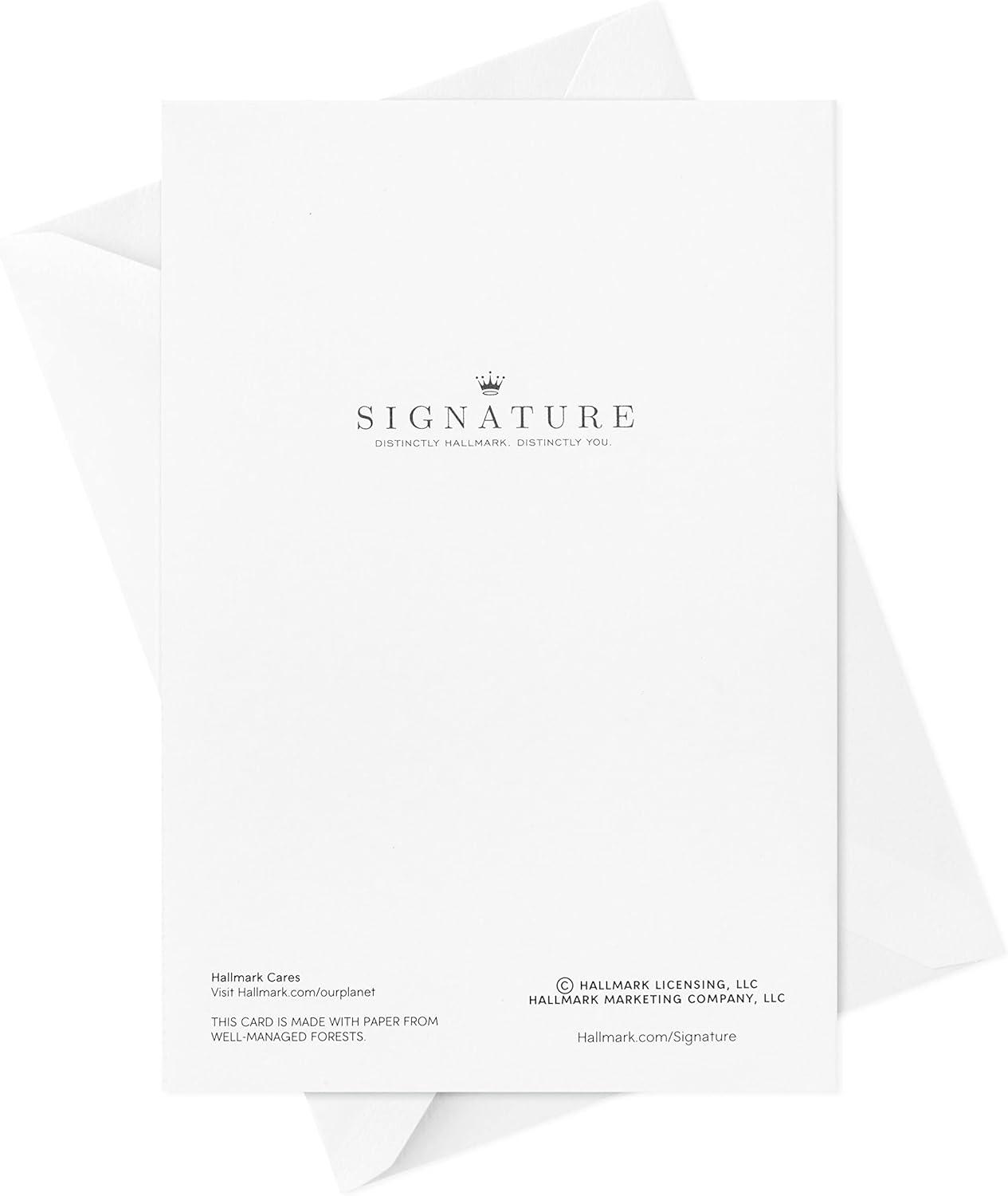 imageHallmark Signature Christmas Card Merry Christmas LetteringLettering with Green Backing