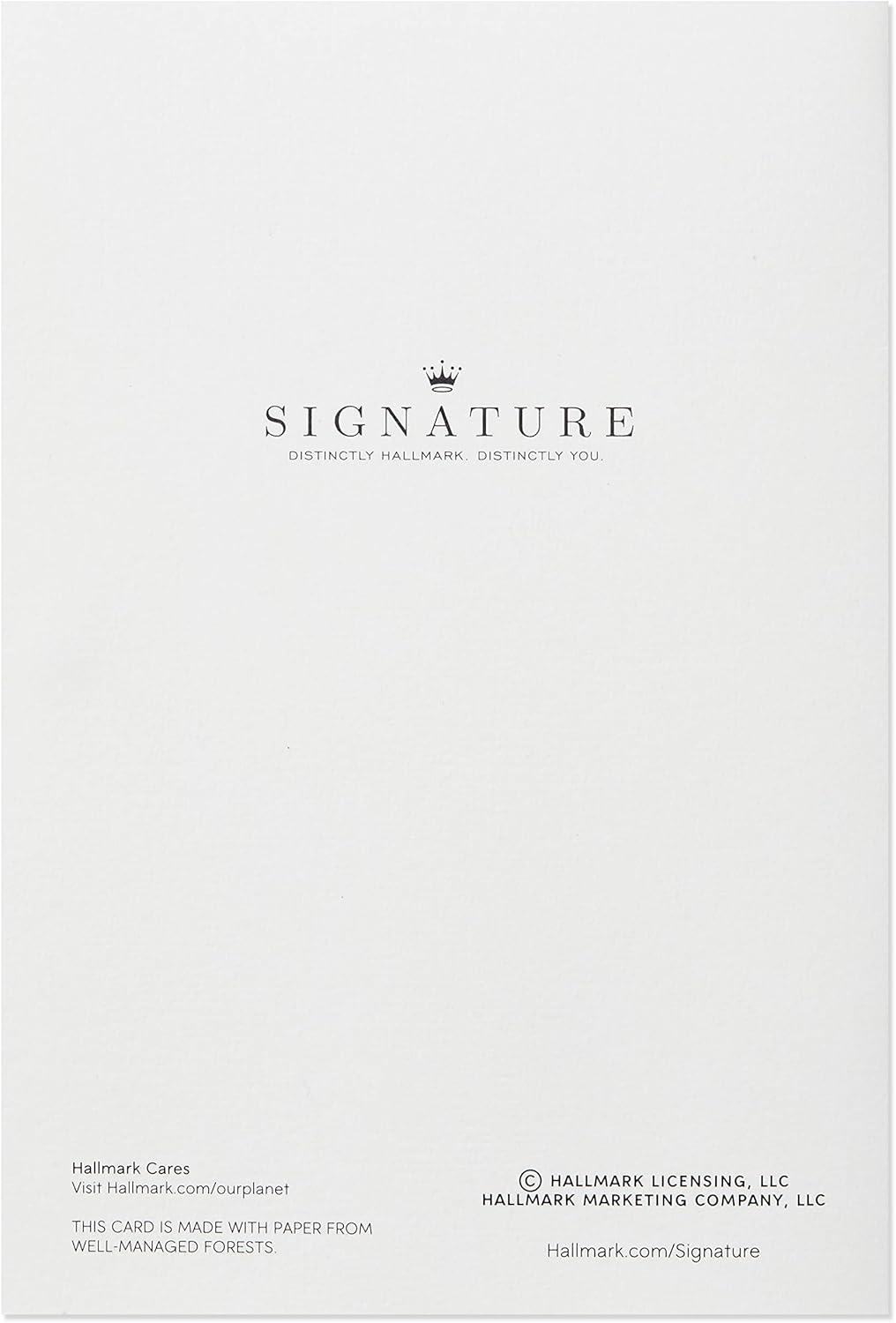 imageHallmark Signature Christmas Card Merry Christmas LetteringNutcracker