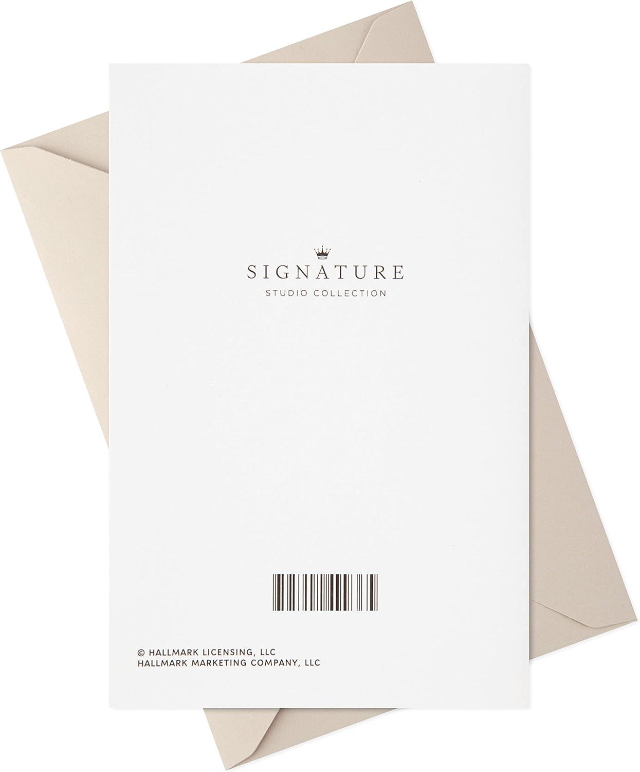 imageHallmark Signature Romantic Holiday Card for Significant Other Christmas Candy Cane HeartLove You More Mistletoe