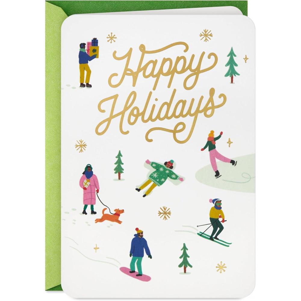 imageHallmark Holiday Card Fun Festive Warm and BrightFun and Festive