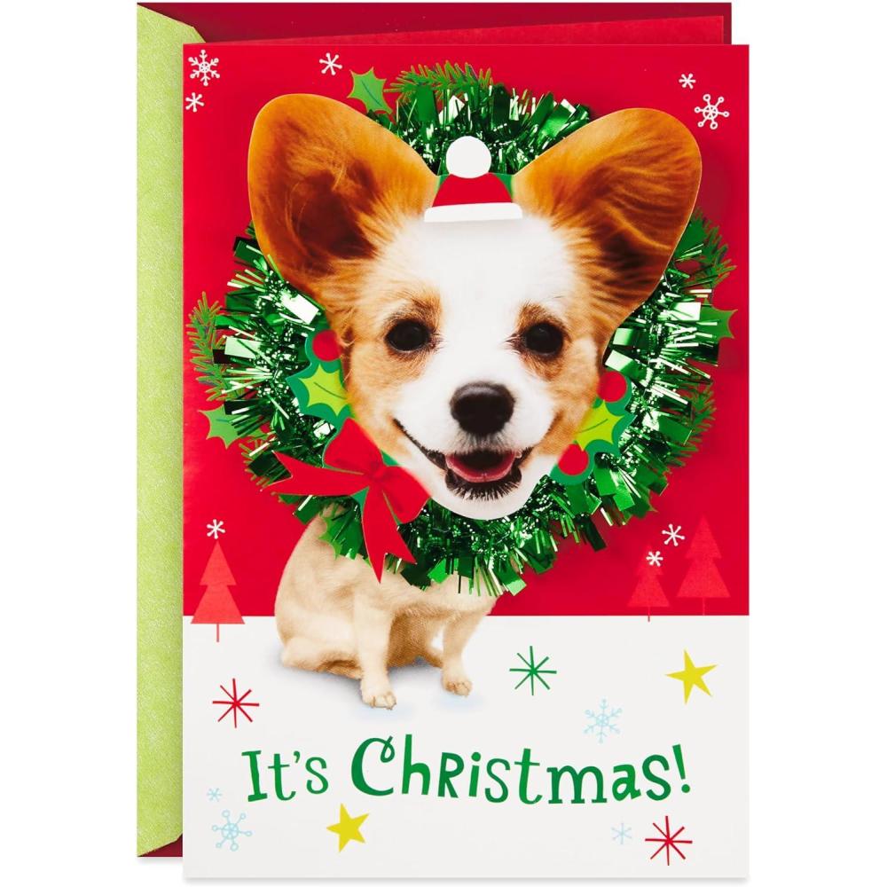 imageHallmark Musical Christmas Card Dogs We Wish You a Merry ChristmasDog Barking We Wish You a Merry Christmas