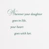 Hallmark Christmas Card for Daughter (You are Loved, Winter Wreath)(Daughter  Winter Wreath)