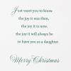 Hallmark Christmas Card for Daughter (You are Loved, Winter Wreath)(Daughter  Winter Wreath)