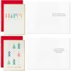 Hallmark Christmas Cards (6 Cards with Envelopes) Santa Driving Red Car(Joyful Season)
