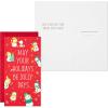Hallmark Christmas Money or Gift Card Holders Assortment, Snowmen and Santa (6 Holiday Cards and Envelopes)(Snowmen and Santa  Pack of Money Holders)