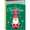 Hallmark Gift Card Greeting Christmas Card (Merry Mod Santa)(Christmas Wishes)