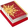 Hallmark Glittery Gold Christmas Card (Merry Christmas, Thinking of You) for Grandparents, Aunts, Uncles, Friends(Christmas Wishes)