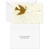 Hallmark Gold Christmas Cards (6 Cards with Envelopes) Peace on Earth, Dove(Peace On Earth)