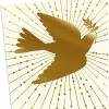Hallmark Gold Christmas Cards (6 Cards with Envelopes) Peace on Earth, Dove(Peace On Earth)