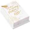 Hallmark Gold Christmas Cards (6 Cards with Envelopes) Peace on Earth, Dove(Unity  Peace and Love)