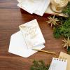Hallmark Gold Christmas Cards (6 Cards with Envelopes) Peace on Earth, Dove(Unity  Peace and Love)