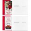 Hallmark Money and Gift Card Holder Christmas Card Assortment (36 Cards with Envelopes) Stocking, Wreath, Red Truck, Ice Skates, Sled, Red and Gold Ornaments(Warm Wishes)