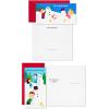 Hallmark Money and Gift Card Holder Christmas Card Pack (10 Money Holder Cards with Envelopes) Snowman, Mouse with Presents for Kids and Grandchildren(Peanuts)