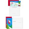 Hallmark Money and Gift Card Holder Christmas Card Pack (10 Money Holder Cards with Envelopes) Snowman, Mouse with Presents for Kids and Grandchildren(Peanuts)
