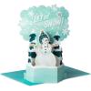 Hallmark Paper Wonder Musical Pop Up Christmas Card (Let It Snow, Snowman)(Snowman)