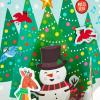 Hallmark Paper Wonder Pop Up Christmas Card with Lights and Music (Plays Rockin’ Around the Christmas Tree)(Snowman  Plays Rockin’ Around the Christmas Tree)