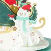 Hallmark Paper Wonder Pop Up Christmas Card with Sound and Motion (Spinning Santa in Sleigh)(Santa’s Sleigh)