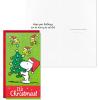 Hallmark Peanuts Christmas Cards Assortment, Snoopy and Woodstock (6 Cards with Envelopes, 2 Designs)(Snoopy Christmas Tree  10 Cards with Envelopes)