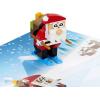 Hallmark Rainbow Letters Christmas Greeting Card (You Make the World Merry) for Kids, Teens, Grandchildren(LEGO Skiing Santa)