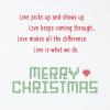 Hallmark Romantic Christmas Card (All I Want for Christmas)(Love is What We Do)