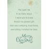 Hallmark Romantic Christmas Card (Campfire, I Love Our Life Together)(Wrapped Up in You)