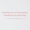 Hallmark Signature Christmas Card (Merry Christmas Lettering)(Lettering with Green Backing)