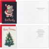 Hallmark Vintage Christmas Card Assortment (36 Cards and Envelopes) Retro Santa, Toy Trains, Snowmen, Trees(Vintage)