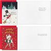 Hallmark Vintage Christmas Card Assortment (36 Cards and Envelopes) Retro Santa, Toy Trains, Snowmen, Trees(Vintage)