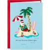 Hallmark Boxed Christmas Cards, Tropical Santa (16 Cards and 16 Envelopes) Warmest Christmas Wishes