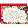 Hallmark Boxed Holiday Cards, Festive Greenery (40 Cards and Envelopes)(40 Cards – Happy Holidays)