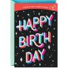 Hallmark Gift Card Greeting Christmas Card (Merry Mod Santa)(Birthday)