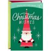 Hallmark Gift Card Greeting Christmas Card (Merry Mod Santa)(Christmas Wishes)